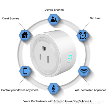 2020 new mold 10A wifi smart plug EU APP wifi plug mini